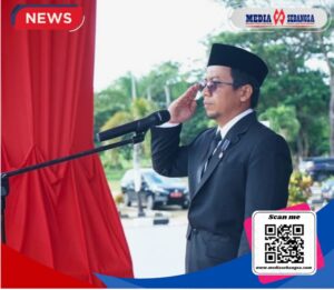 M. Syukri Kasim, S.IP., saat memimpin upacara peringatan Hari Otonomi Daerah (Otoda) ke-29